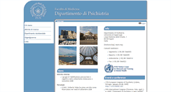 Desktop Screenshot of dipartimentodipsichiatriasun.it